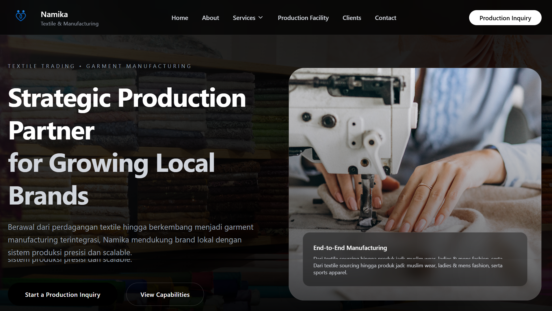 Company Profile Website preview
